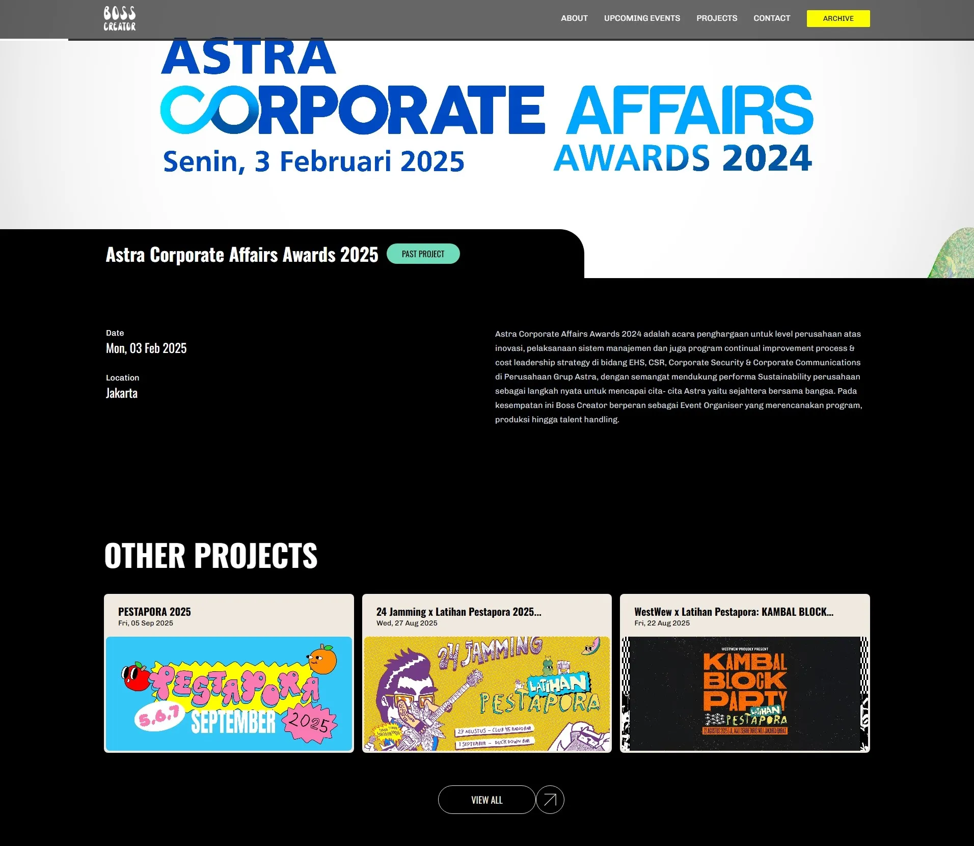 BOSS Creator Website Revamp