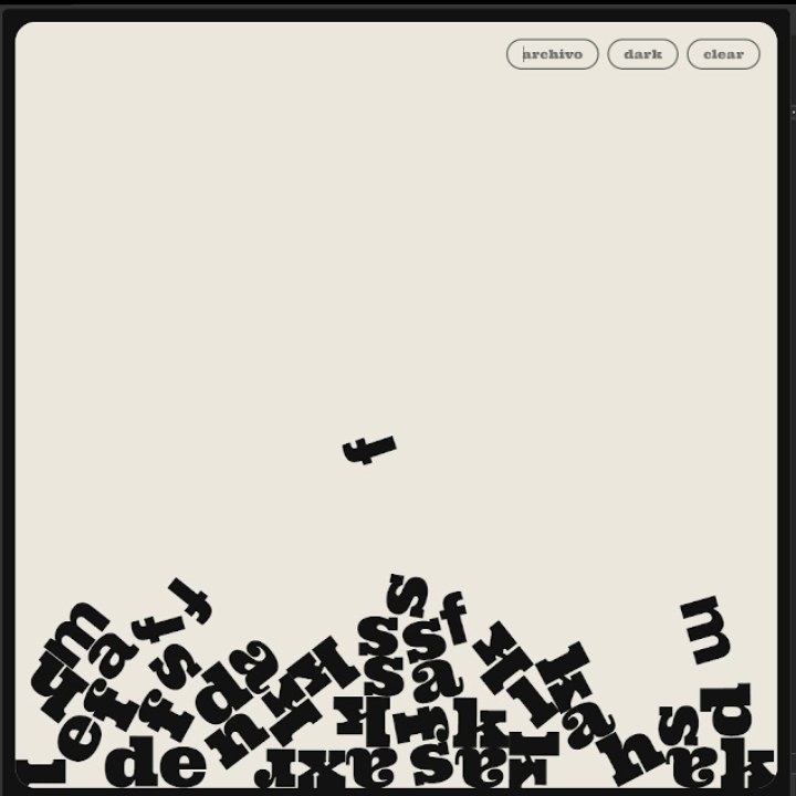 Gravity Text