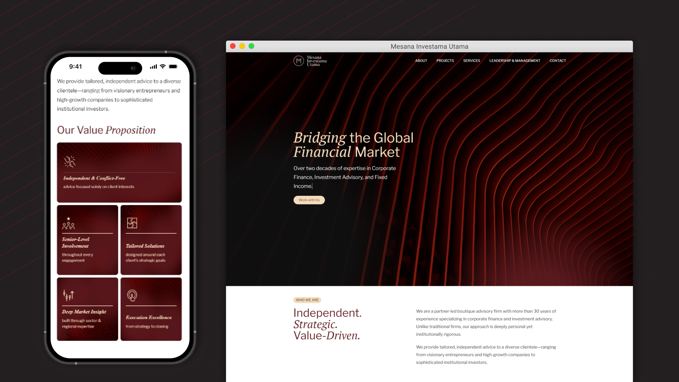 Mesana Website Revamp