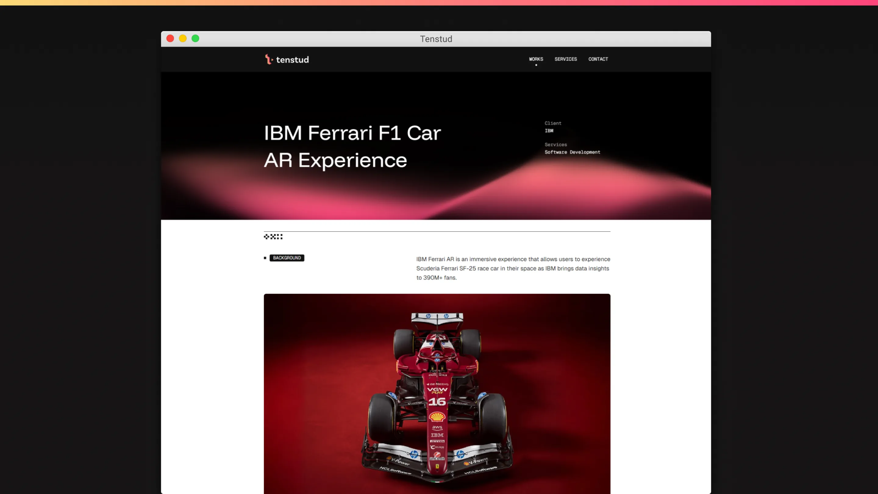 Tenstud Website Revamp