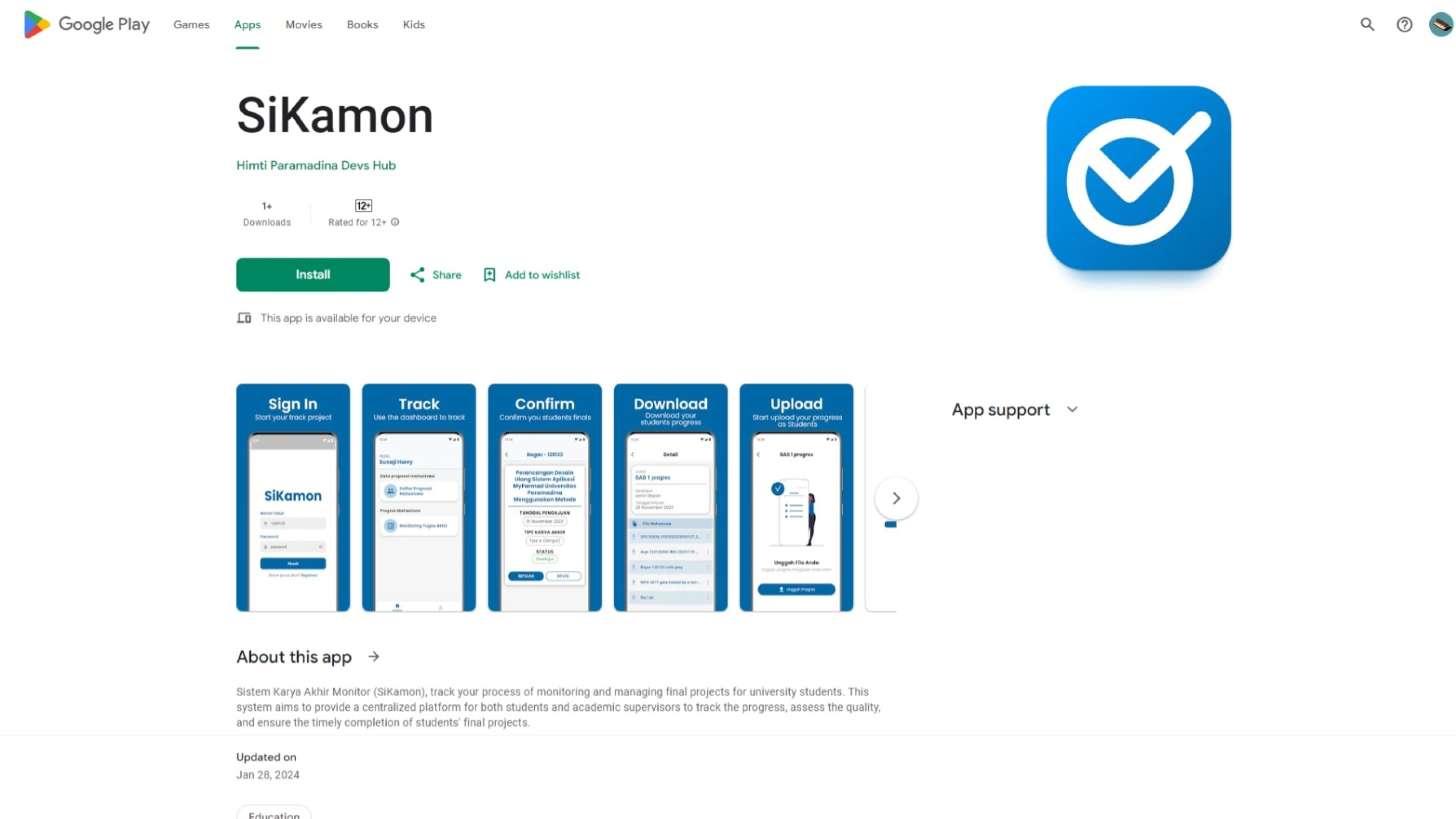 Mobile Development Sistem Monitoring Karya Akhir Paramadina University Project