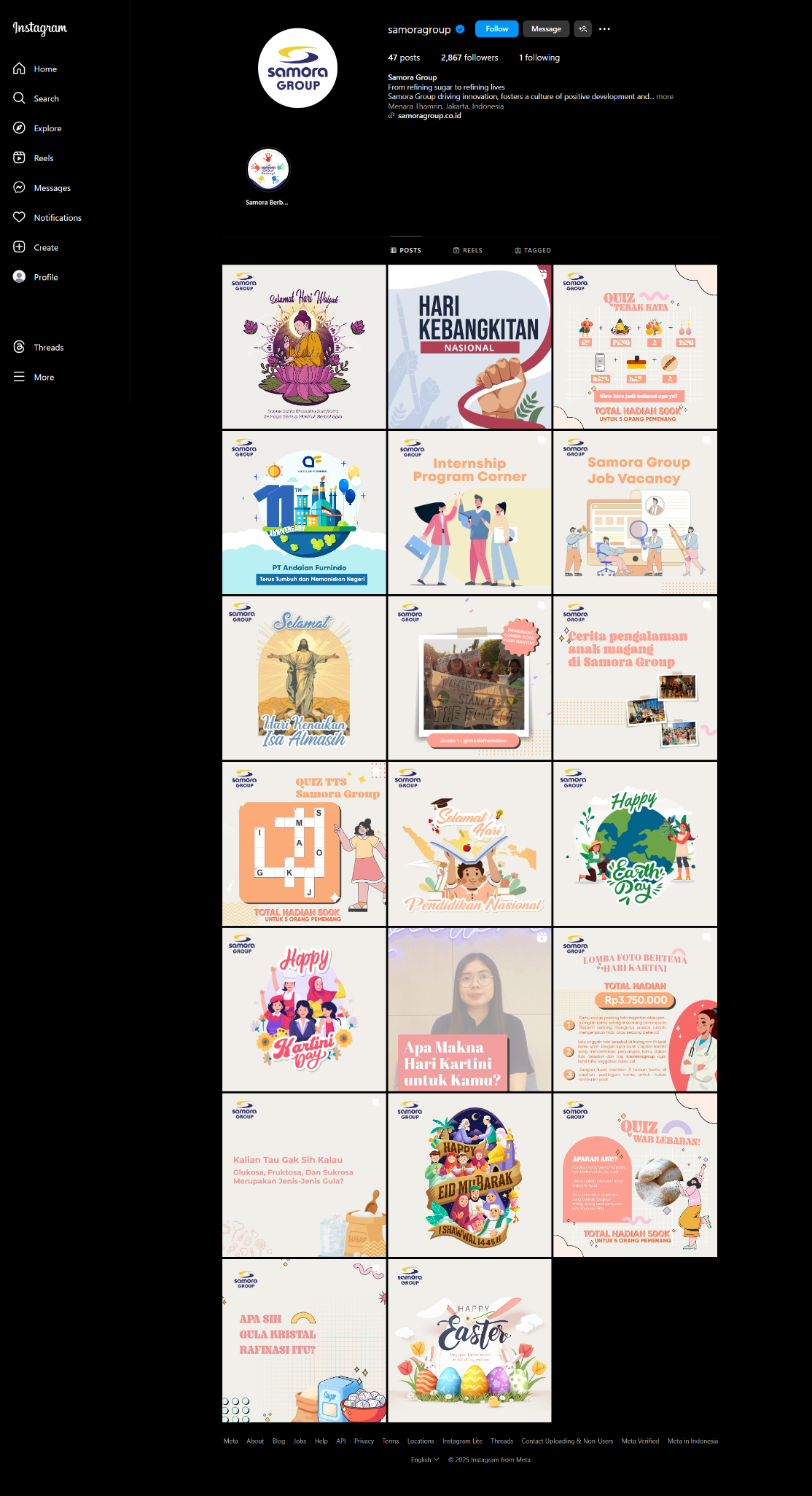 Samora Group Instagram