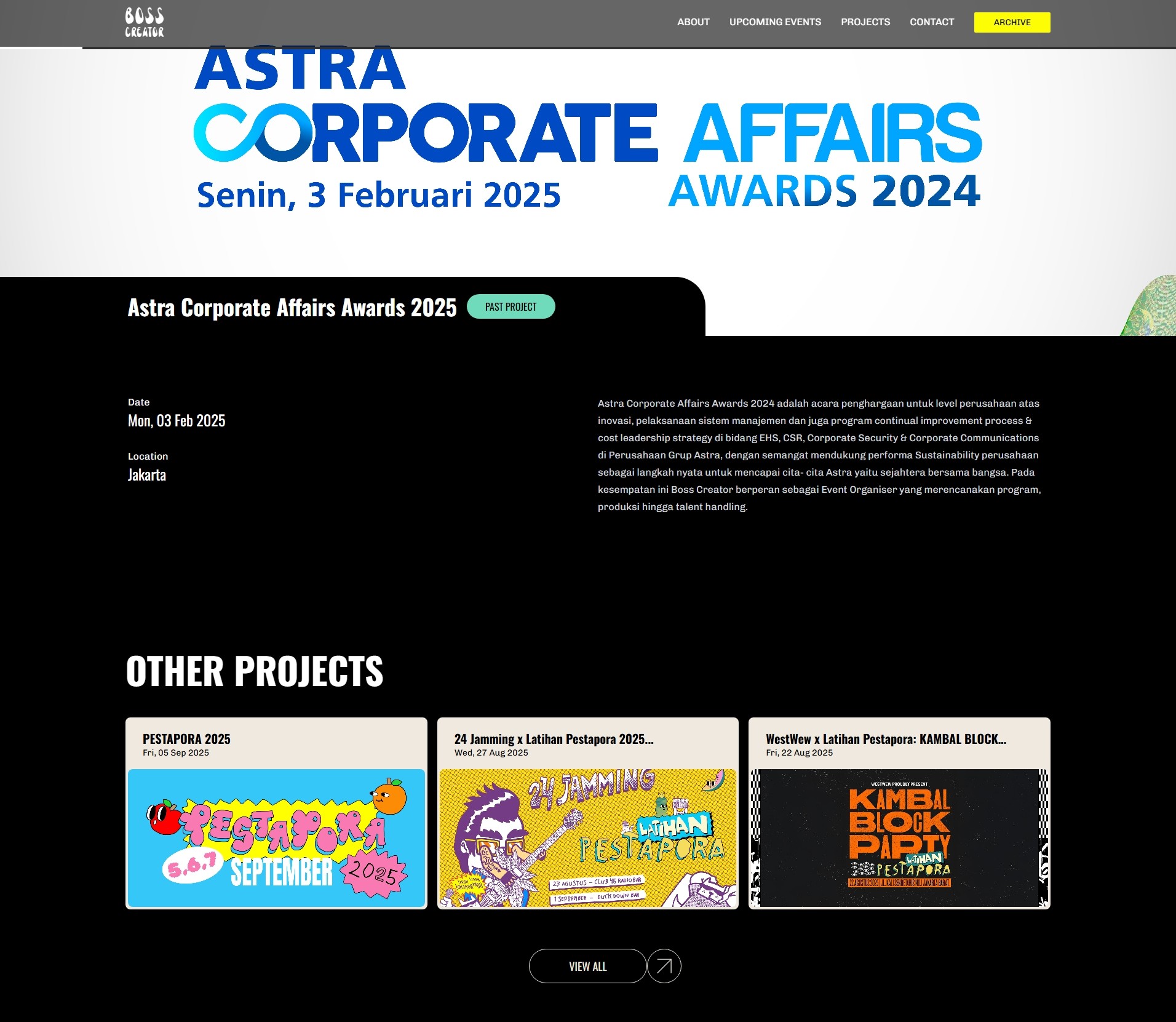 BOSS Creator Website Revamp