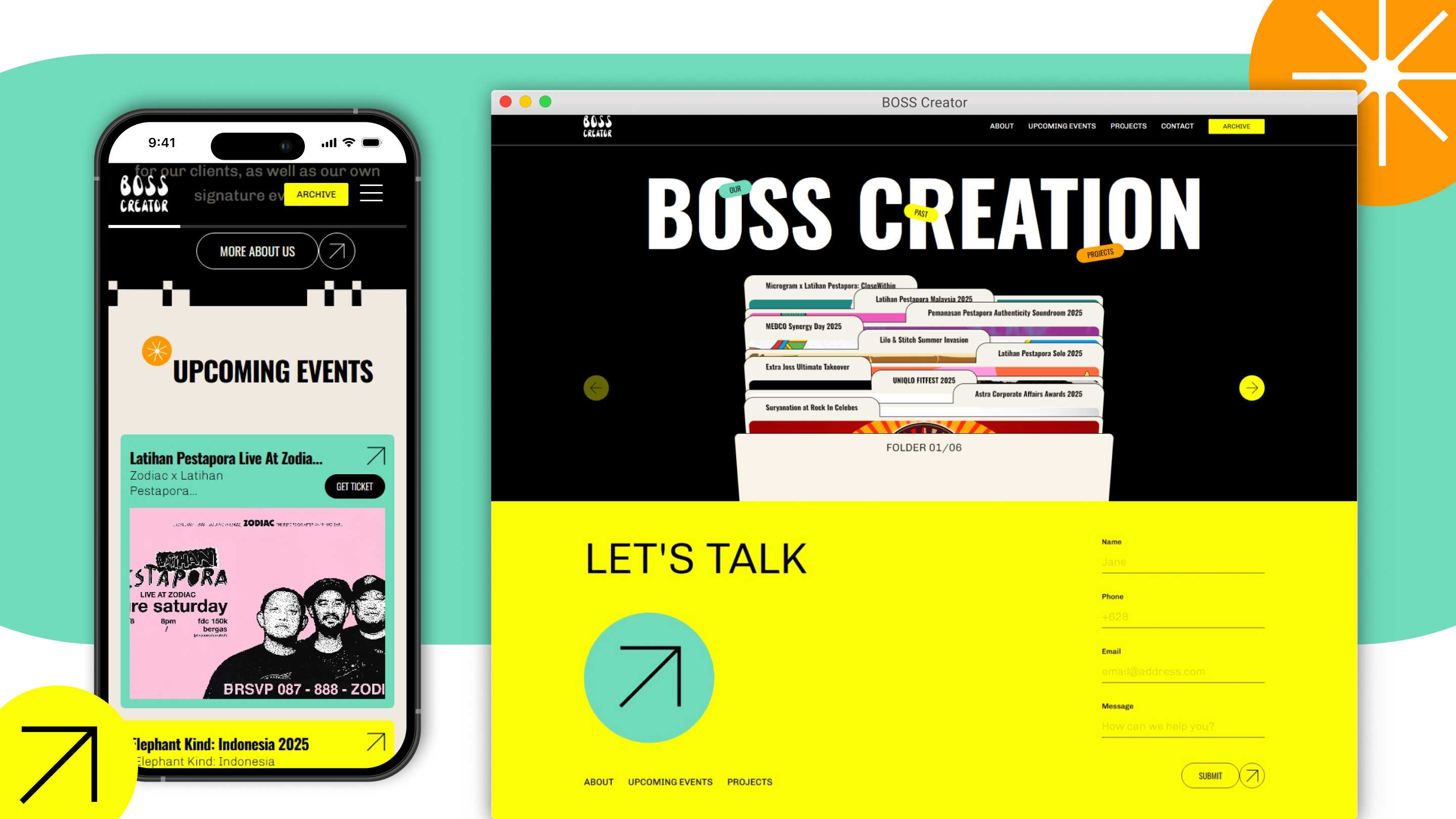 BOSS Creator Website Revamp