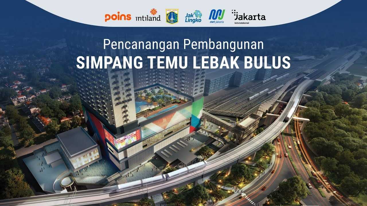 Layout Desain untuk "Pencanangan Pembangunan Simpang Temu Lebak Bulus" Youtube Live